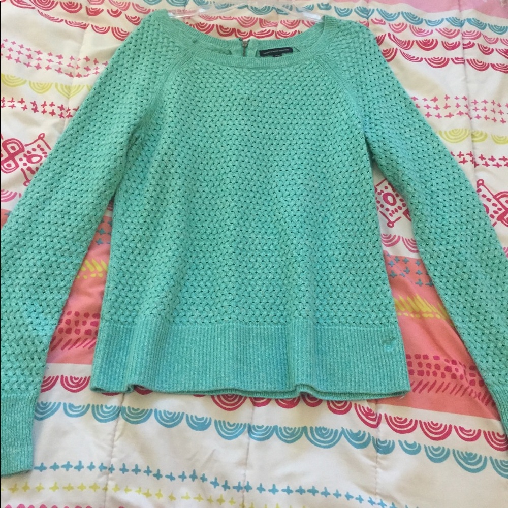 Turquoise American Eagle Sweater